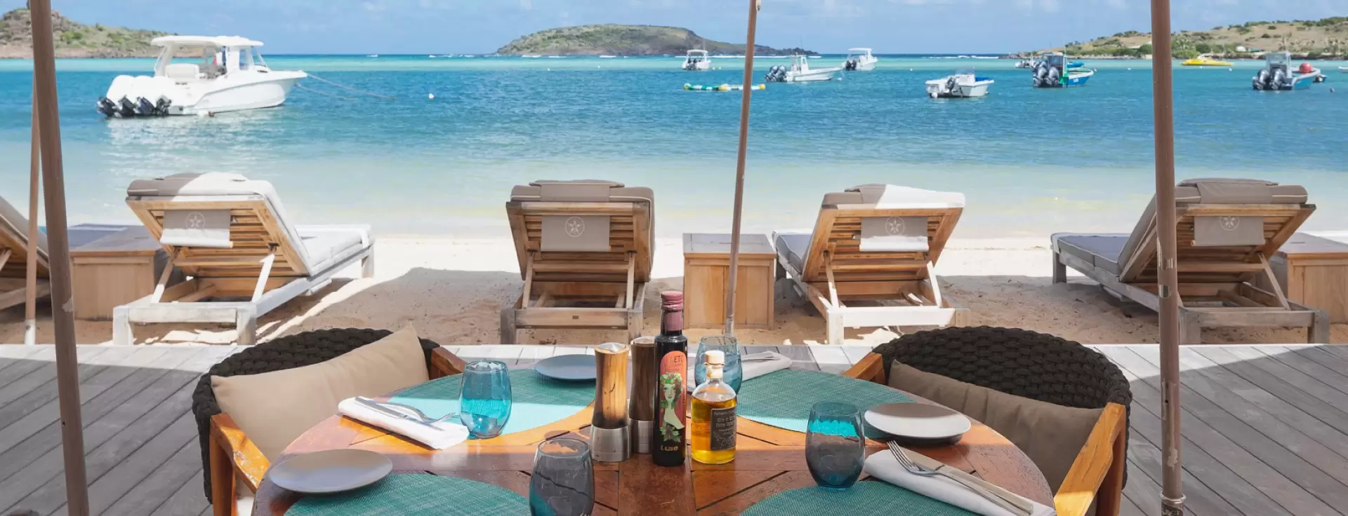 Beach Club in St. Barts  Beach Restaurant in St. Barts